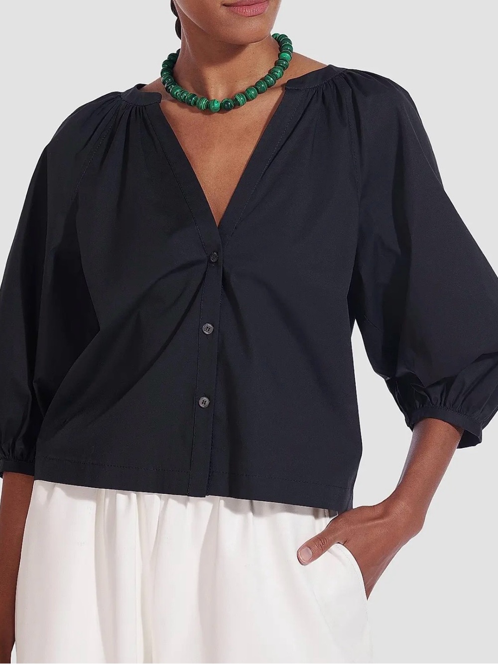 Staud Dill Poplin Top